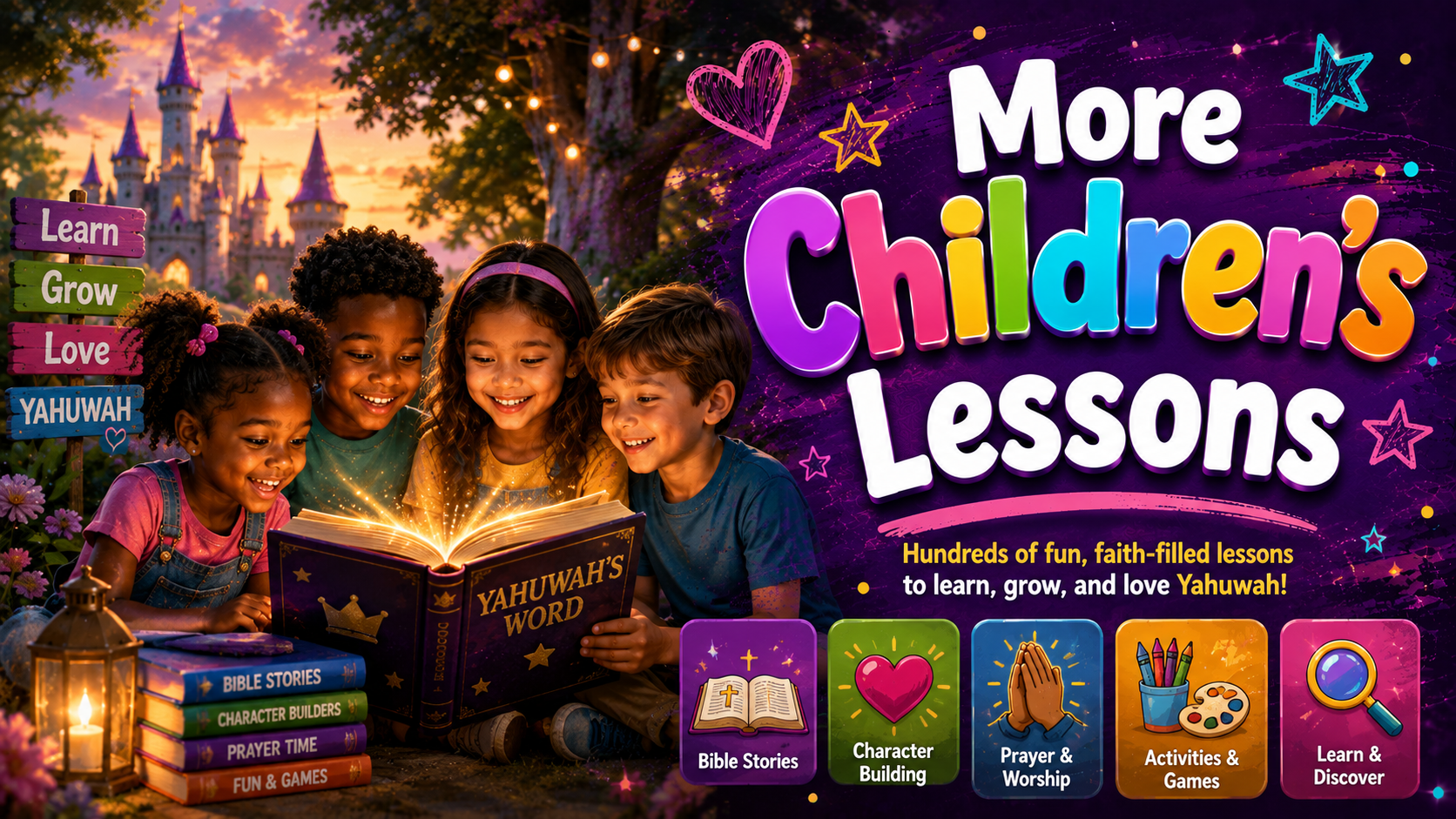 More Children’s Lessons coming soon